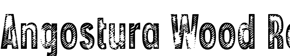 Angostura Wood Regular Font Download Free